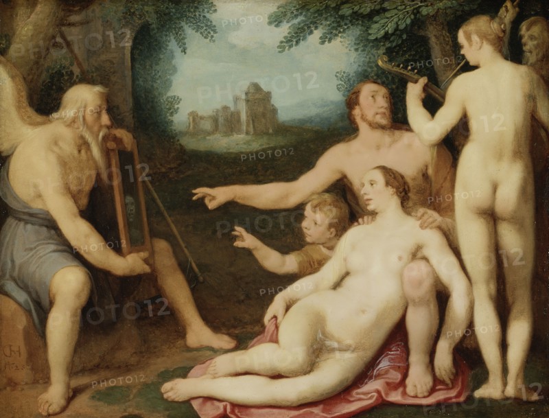 The Mirror of Time, 1628. Creator: Cornelis Cornelisz van Haarlem.