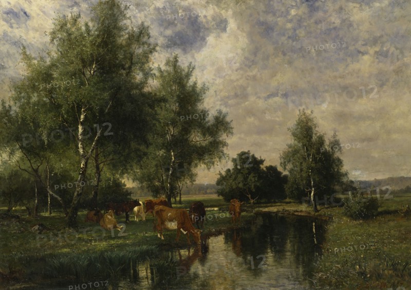 Summer Landscape in Blekinge, 1877. Creator: Johan Edvard Bergh.