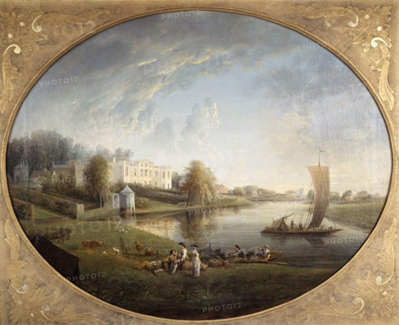 Pope House at Twickenham, 1773. Creator: Elias Martin.