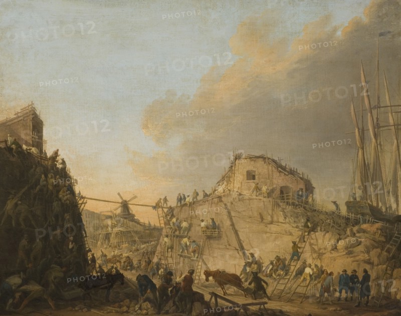 The Dock at Sveaborg. Creator: Elias Martin.