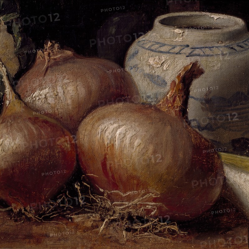 Still Life with Onions, 1882. Creator: Eugène Jansson.