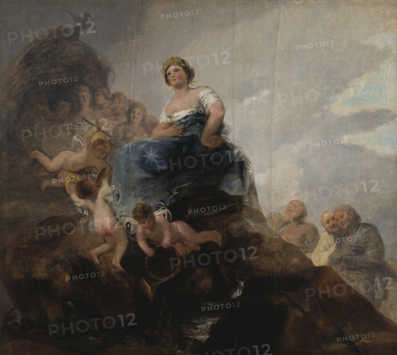 Poetry and Poets, 1800s. Creator: Francisco Goya.