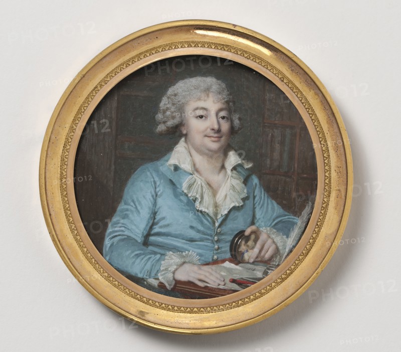 Unknown man, c18th century. Creator: Francois Dumont.