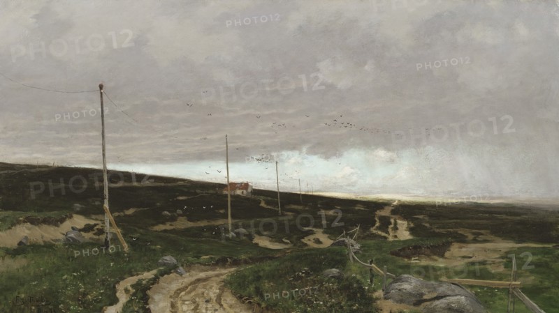 On the coast. Motif from Jaeren, Norway, 1879. Creator: Frits Thaulow.