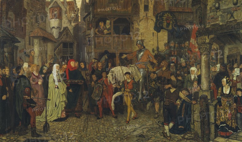 The Entry of Sten Sture the Elder into Stockholm, 1864. Creator: Georg von Rosen.