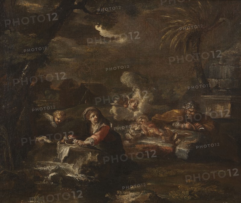 Rest on the Flight into Egypt. Creator: Giovanni Battista Pace.