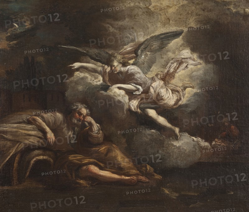 The Dream of Joseph, 17th century. Creator: Giovanni Battista Pace.