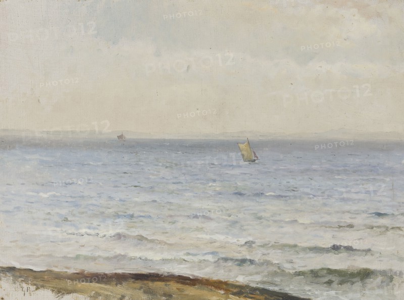 The Sound. Motif from Ven, 1892. Creator: Gustaf Rydberg.