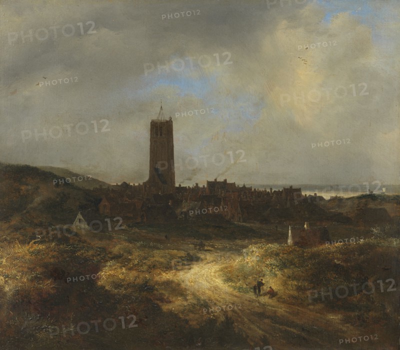 View of Egmond aan Zee,  c.1648. Creator: Jacob van Ruisdael.
