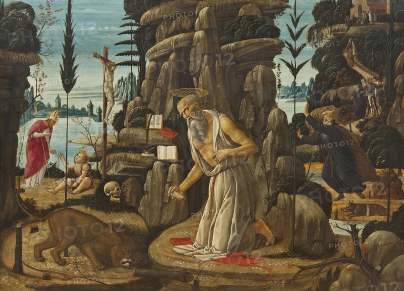 The Penitent St Jerome. Creator: Jacopo del Sellaio.