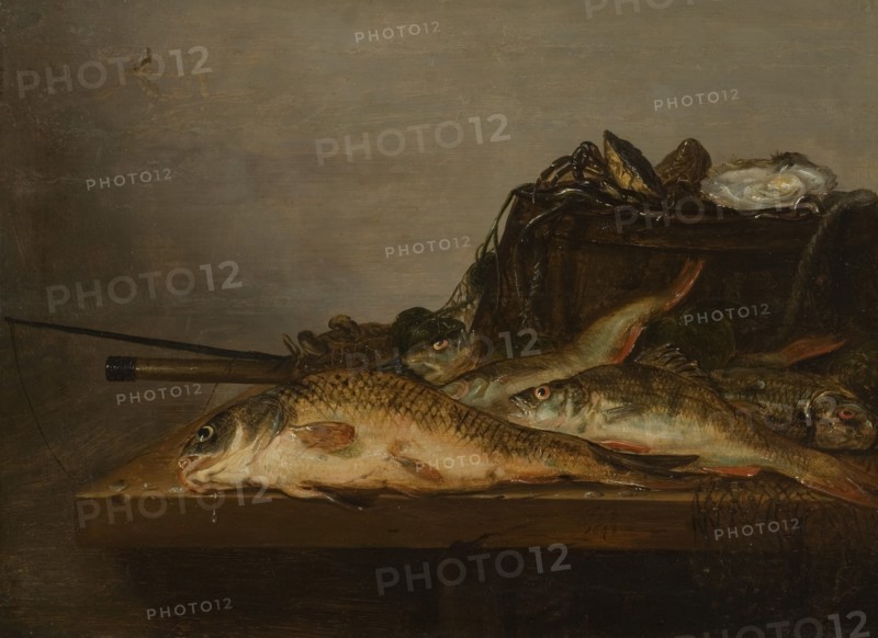 Still Life with Fish, 1648. Creator: Jan Dirven.