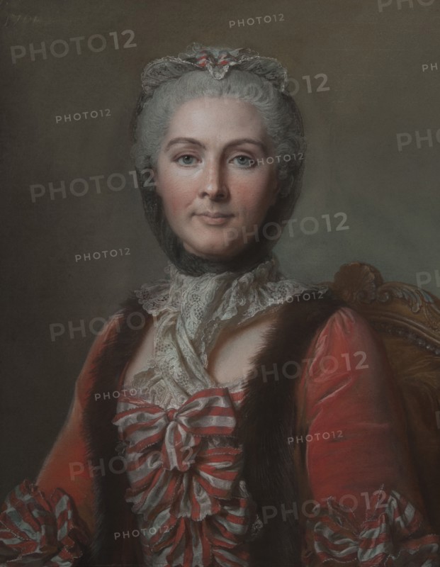 Unknown woman, called Marie Baudard de Sainte-James (1742-1782), married to Jean-Maurice..., 1761. Creator: Jean Valade.