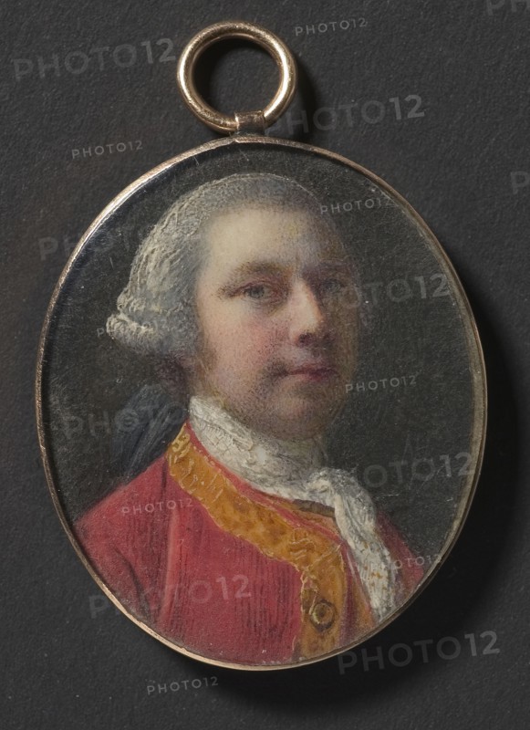 Self-portrait of the artist, 1763. Creator: Nathaniel Hone.