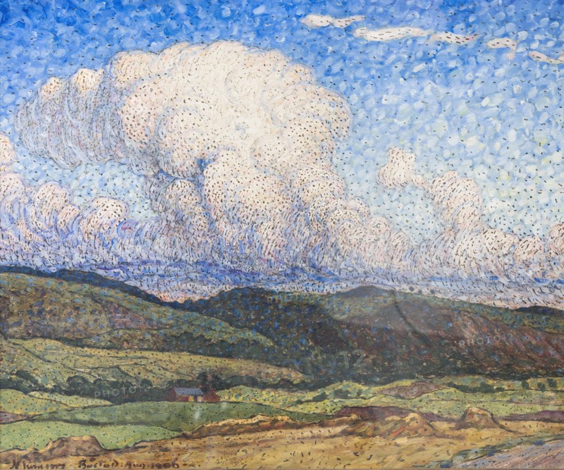 Sunlit Clouds, 1906. Creator: Nils Kreuger.