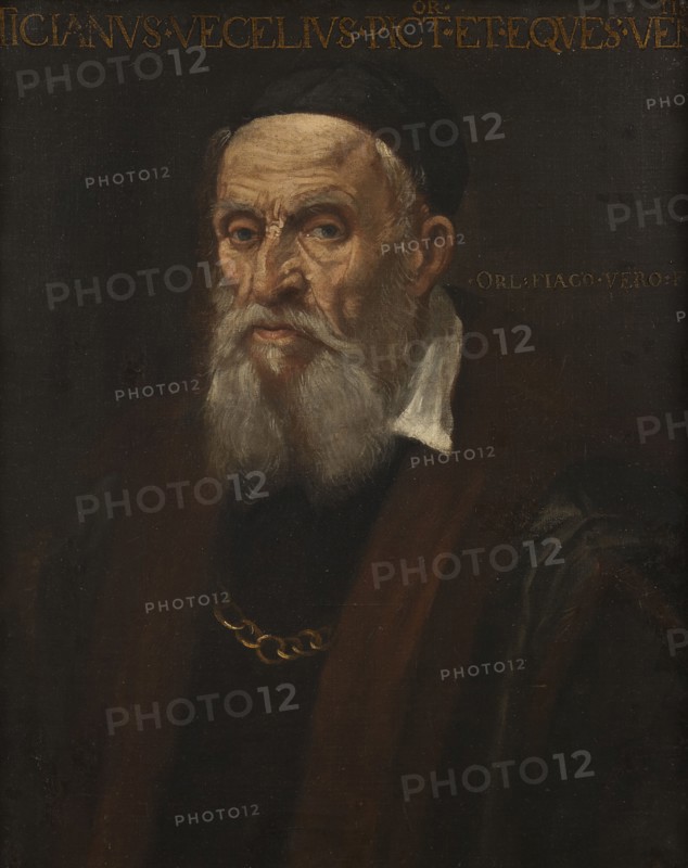Portrait of an Old Man, c16th century. Creator: Orlando Fiacco.