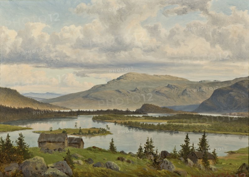 Saggat Swamp Kvikkjokk, 1861. Creator: Per Daniel Holm.