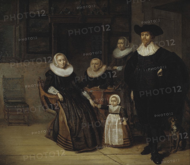 Portrait of a Family, 1661. Creator: Pieter Codde.
