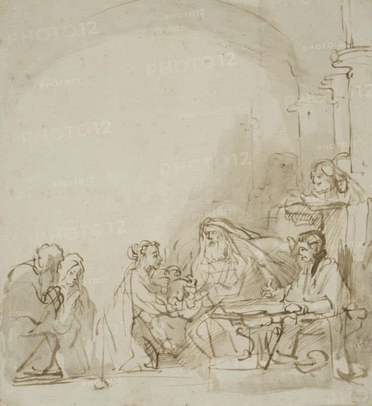 The presentation in the temple. Creator: Rembrandt Harmensz van Rijn.