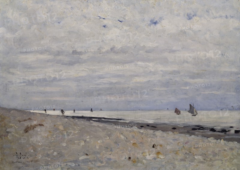 Sea Landscape off Honfleur, 1881. Creator: Sven Richard Bergh.