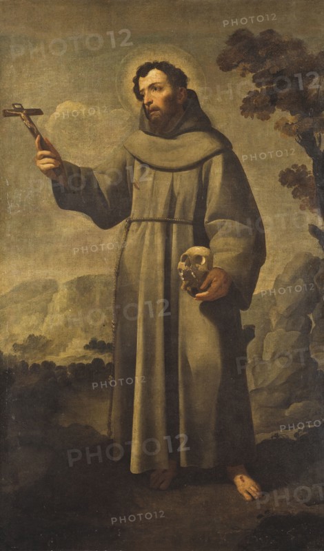 St Francis. Creator: School of Francisco de Zurbarán.