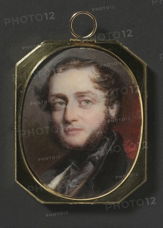 Unknown man, 1836. Creator: Simon Jacques Rochard.