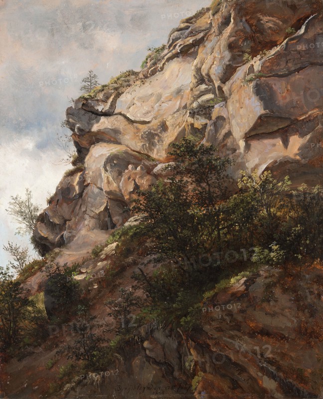 Rock at Berchtesgaden. Creator: Thomas Fearnley.