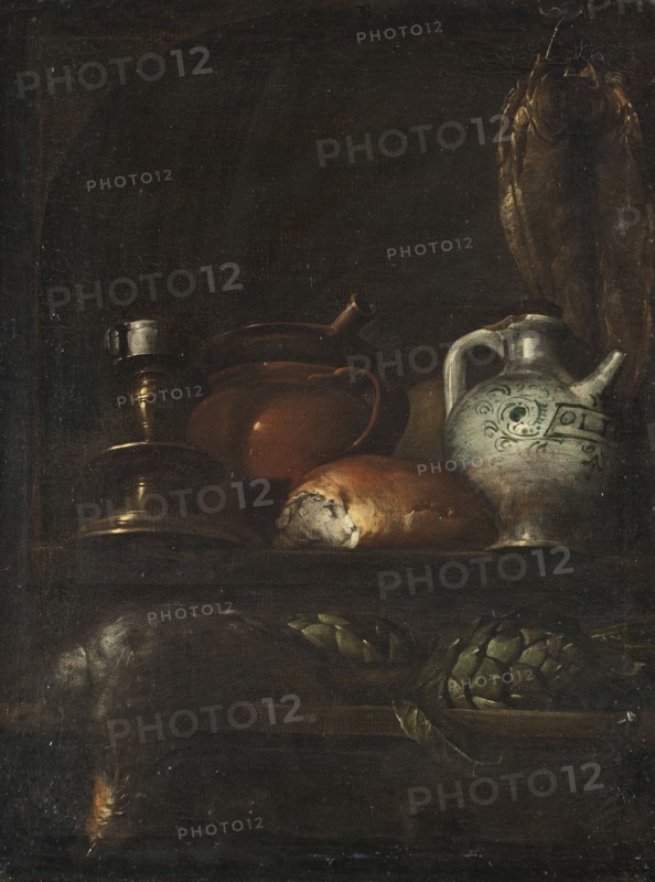 Still Life in a Kitchen, c17th century. Creator: Unknown.