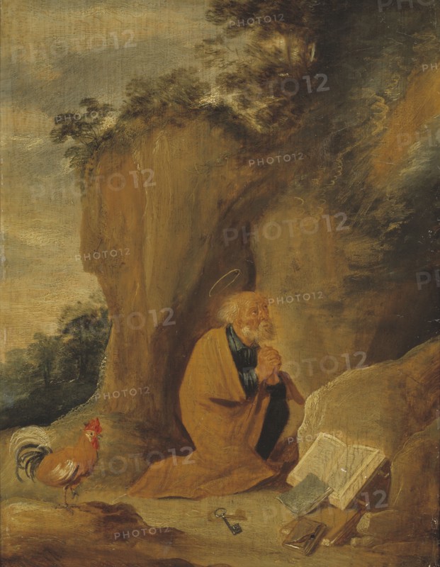 The Repentant St Peter, c17th century. Creator: Unknown.