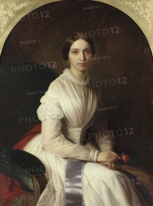 Ann Lovisa Lagerhjelm, born of Geijerstam, 1824-1891, 1851. Creator: Uno Troili.