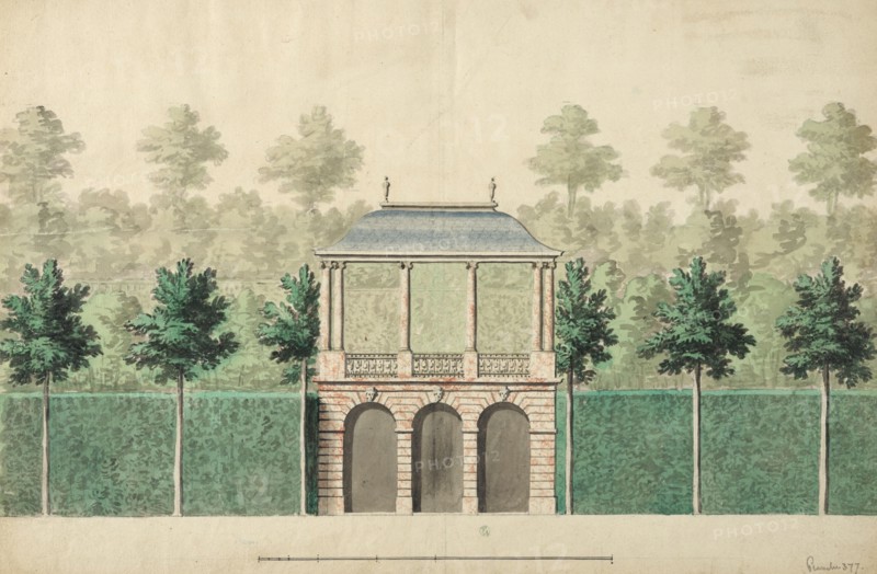 Garden pavilion in Meudon. Creator: Unknown.