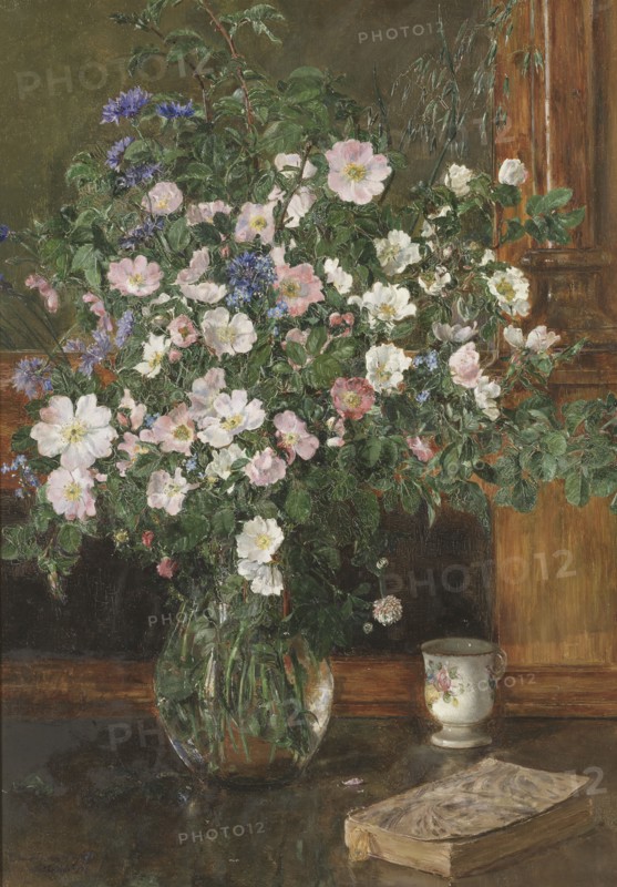 Wild Briar Roses, 1908. Creator: Anna Munthe-Norstedt.
