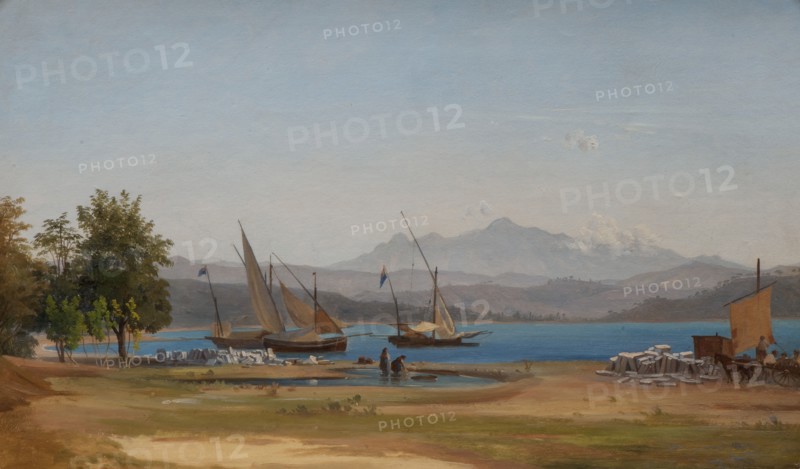 View from La Spezia, 1846. Creator: Joseph Magnus Stäck.