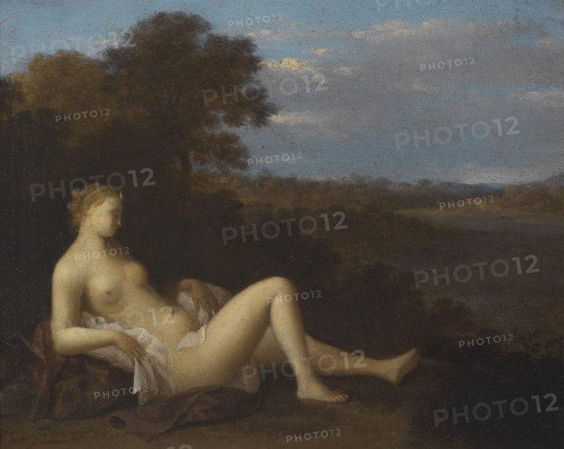 Resting Diana, 1660. Creator: Toussaint Gelton.