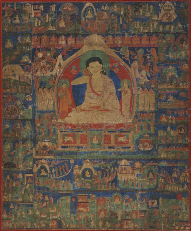 The Life of Milarepa (1040-1123) (image 1 of 4), c1500. Creator: Anon.