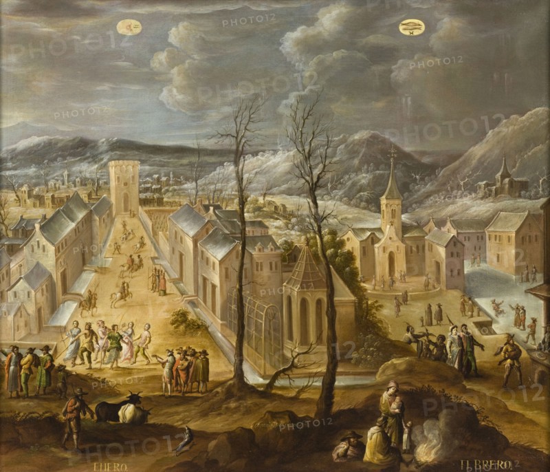 The Twelve Months of the Year (Los doce meses del año) (image 1 of 4), second half of 17th century. Creator: Antonio de Espinosa.