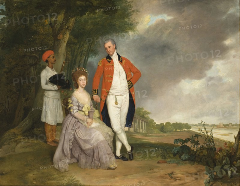 The Hon. William Monson and His Wife, Ann Debonnaire, c1786. Creator: Arthur William Devis.