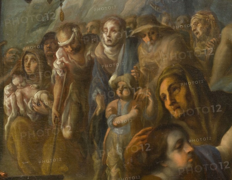 Miracles of Saint Salvador de Horta (Milagros del beato Salvador de Horta) (image 3 of 4), c1720. Creator: Juan Rodríguez Juárez.