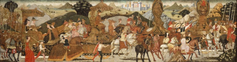 The Triumph of Alexander (image 1 of 2), c1485. Creator: Bernardo di Stefano Rosselli.