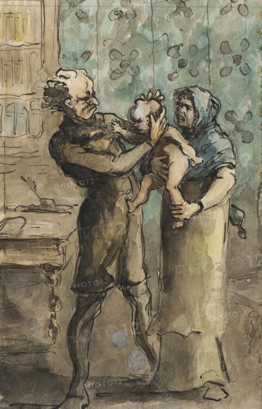 The Visit to the Phrenologist, between 1871 and 1879. Creator: Cham.