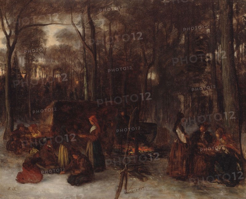 Tasting the Sugar, between c1861 and c1866. Creator: Eastman Johnson.