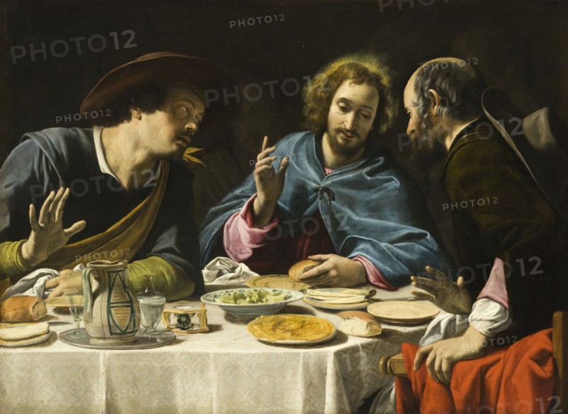 The Supper at Emmaus, c1625. Creator: Filippo Tarchiani.