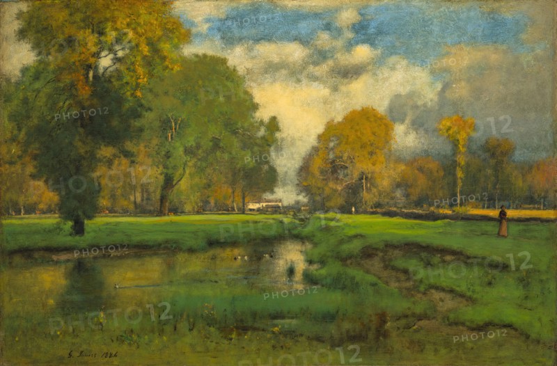 October (image 1 of 2), 1882 or 1886. Creator: George Inness.
