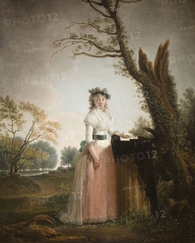 Portrait of Eleonora Chigi, Princess of Teano, 1793. Creator: Jacques Henri Sablet.