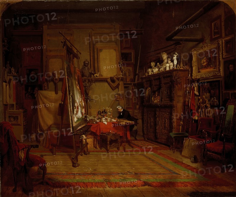 An Artist's Studio, 1864. Creator: John Ferguson Weir.
