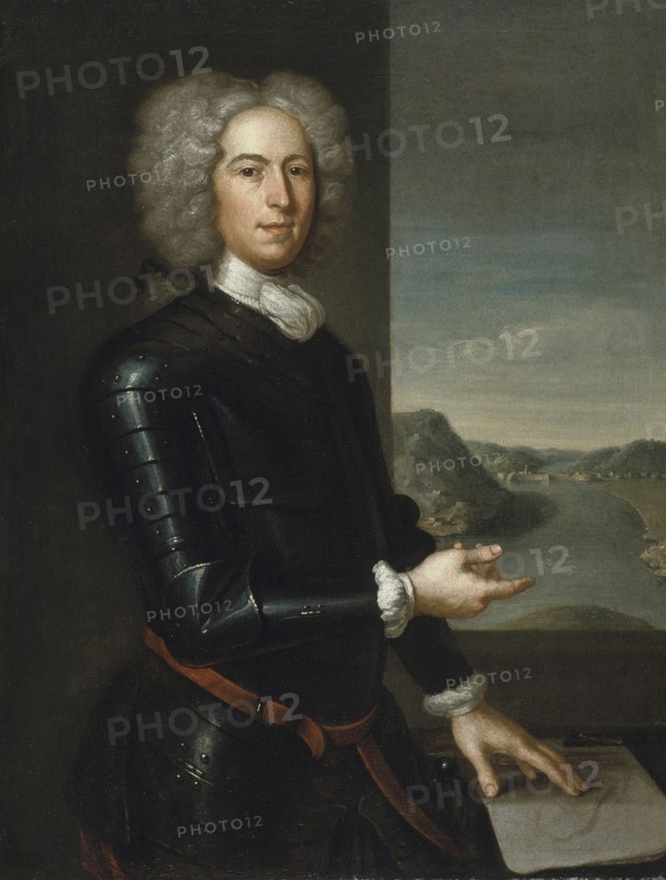 Portrait of Major General Paul Mascarene, 1729. Creator: John Smibert.
