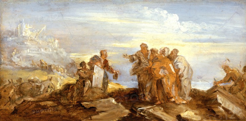 Scene from Ancient History, between c1680 and c1690. Creator: Joseph Parrocel.