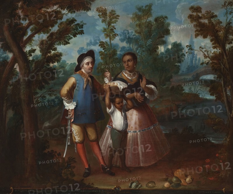 X. From Spaniard and Return Backwards, Hold Yourself Suspended in Mid Air..., c1760. Creator: Juan Patricio Morlete Ruiz.