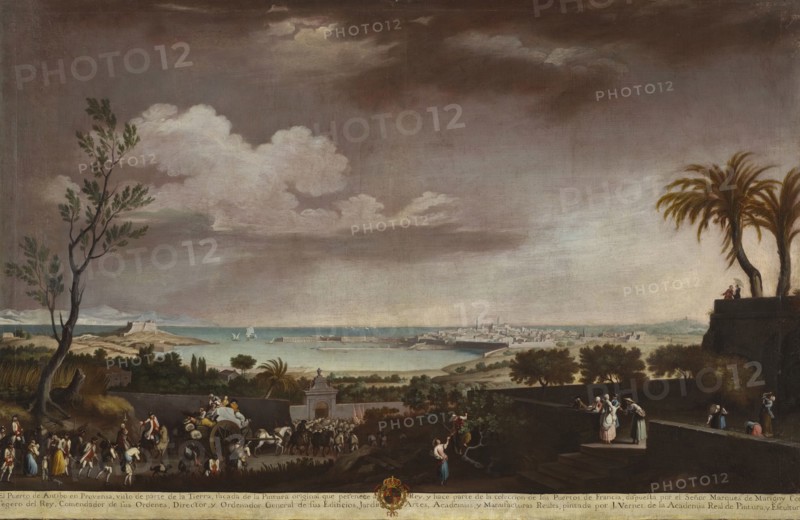 View of the Port of Antibes (El puerto de Antibes) (image 2 of 3), 1771. Creator: Juan Patricio Morlete Ruiz.