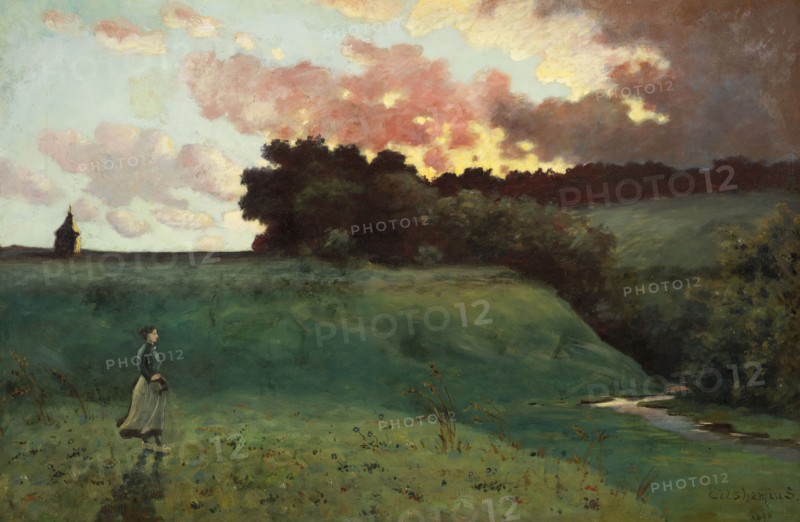 Stormy Landscape (image 2 of 3), 1890. Creator: Louis Michel Eilshemius.