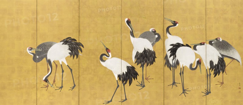 Cranes (image 2 of 20), An'ei period (1772-1780). Creator: Maruyama Okyo.